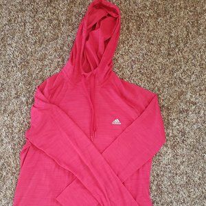 Adidas Climalite Hoodie Shirt - Pink XL